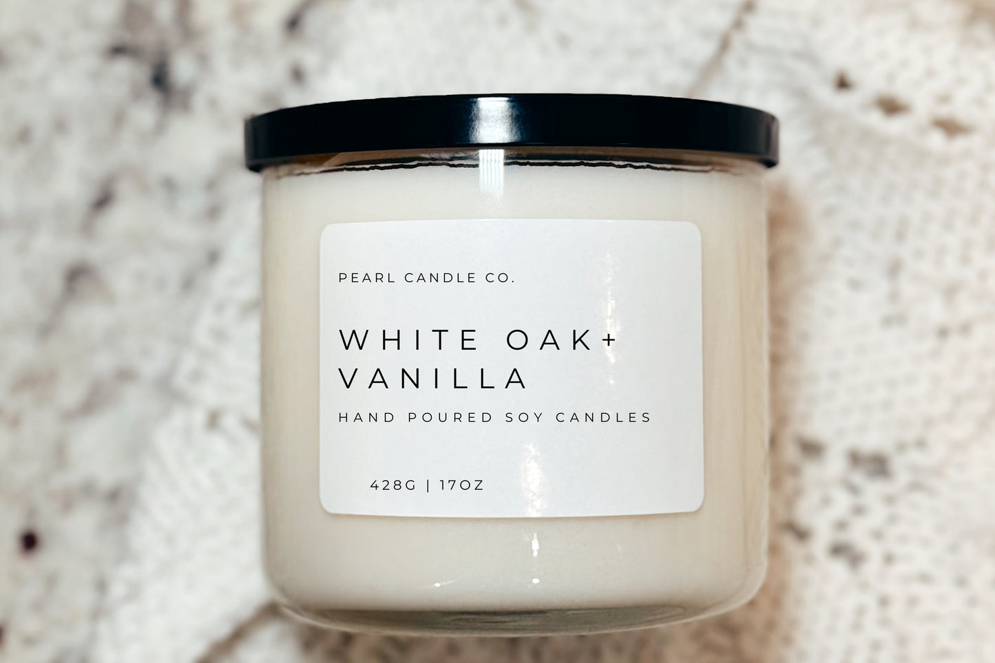 White Oak + Vanilla Candle