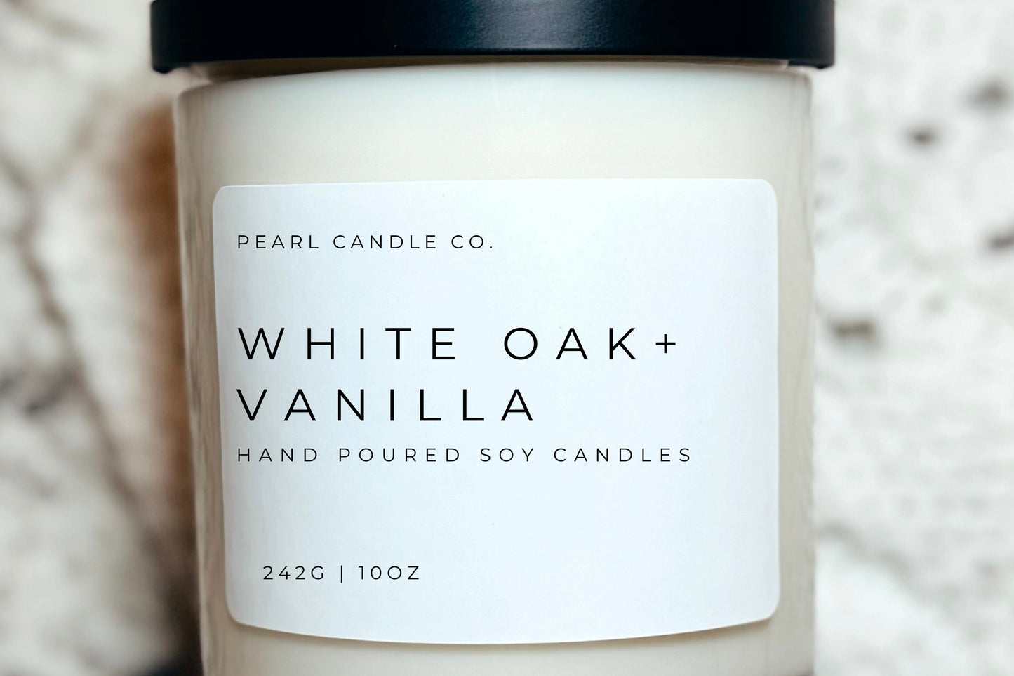 White Oak + Vanilla Candle